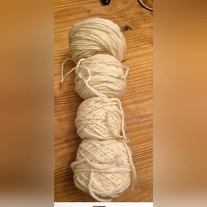 Cream Colored Yarn Balls